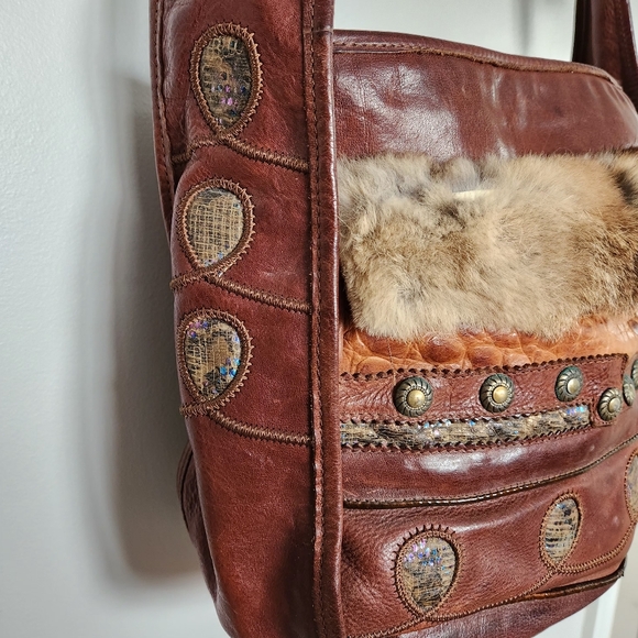 🌙Vintage Brown Leather Purse - Picture 4 of 12